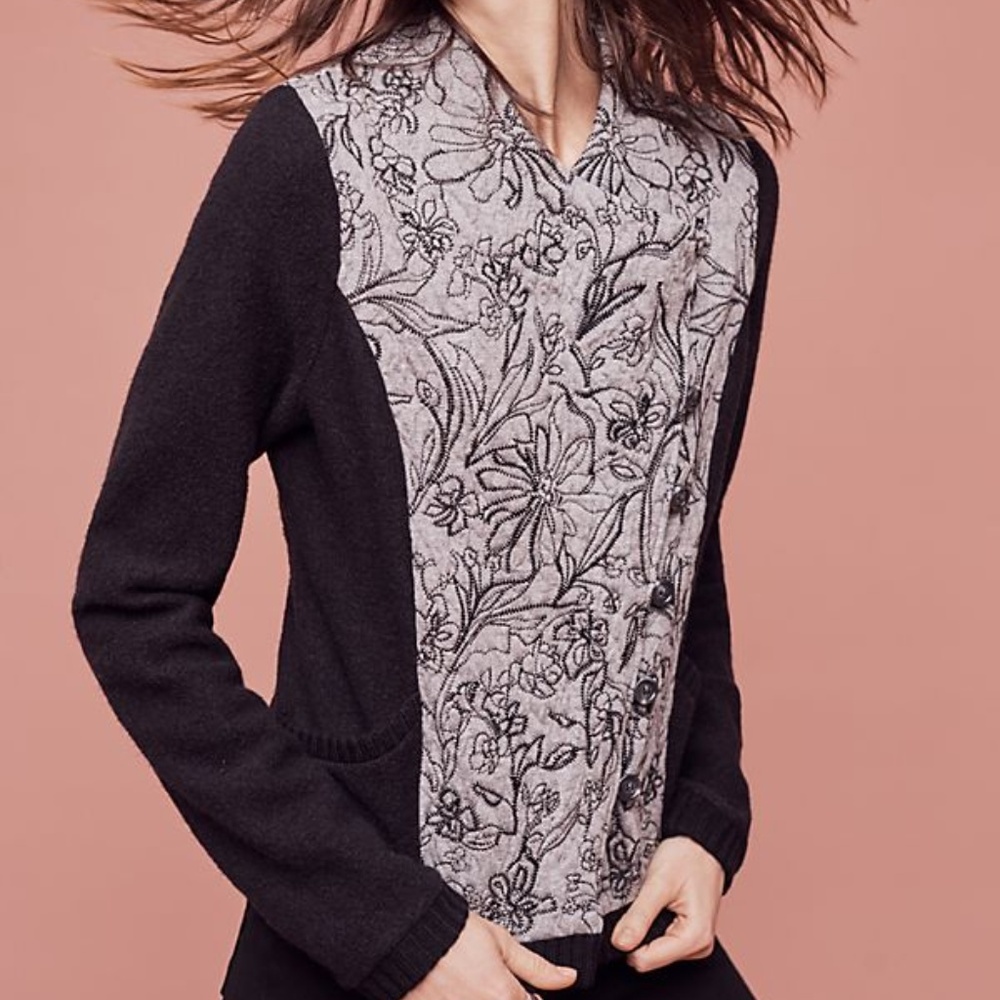 Anthropologie Knitted & Knotted Burke Jacket